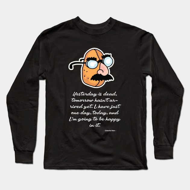 Groucho Marx Long Sleeve T-Shirt by redfancy